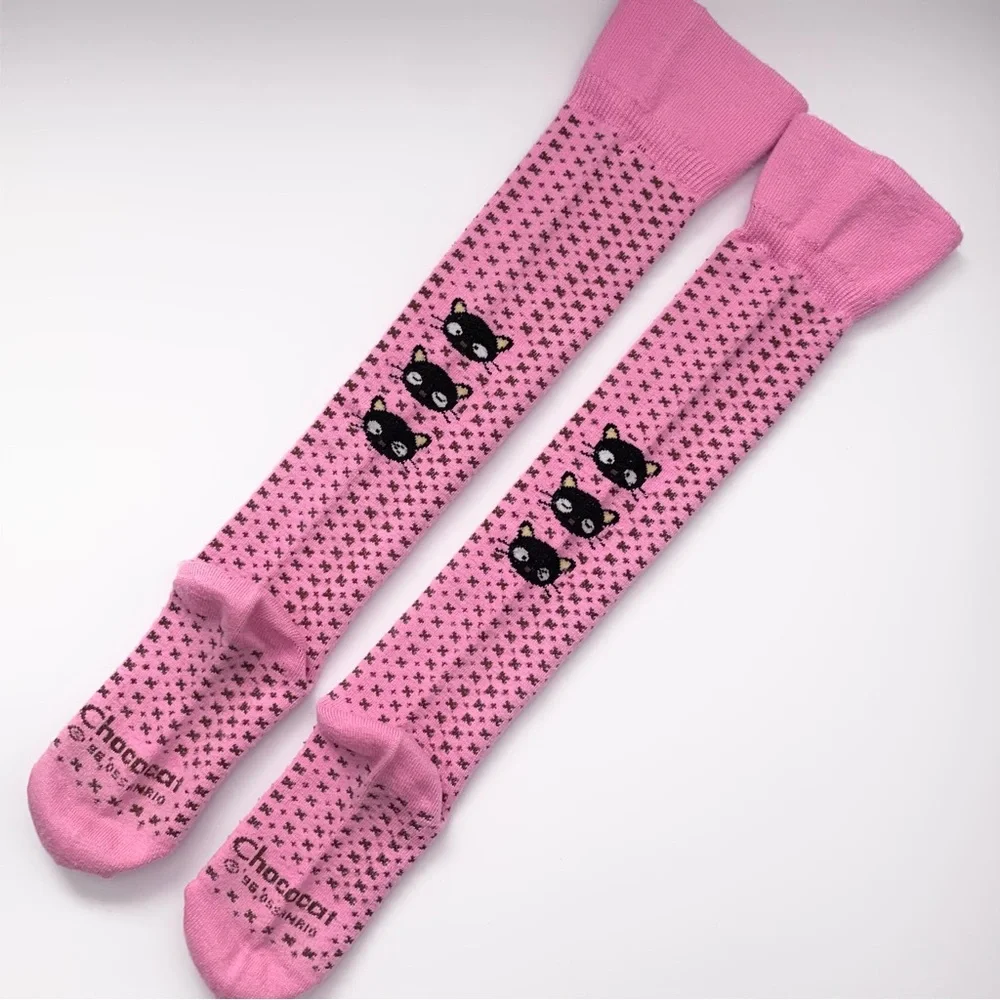 Sanrio chococat 2005 knee high pink socks super rare